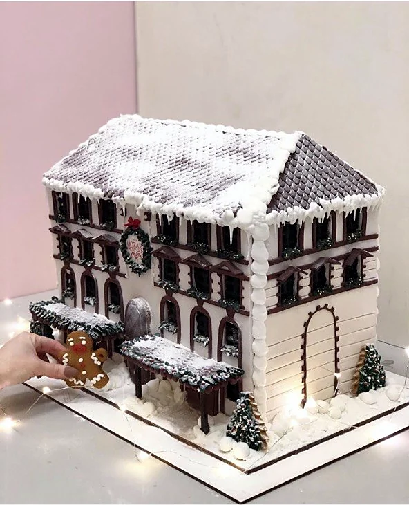 Самый большой пряничный дом, который мы делали