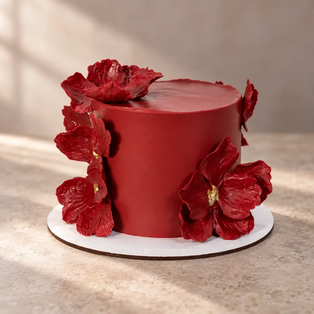 Burgundy Blossom